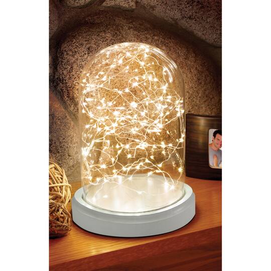 Find The Apothecary Company Glass Cloche With Led String Lights Apothecary Company Glass Cloche With Led String Lights
